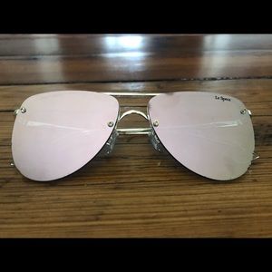 Le Spec “Prince” rose-gold Aviators